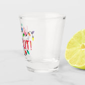 おもしろい引用文とクリスマスストリングライト ショットグラス (右)