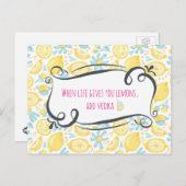 おもしろい引用文のライフ与えはVodkaを追加 ポストカード (正面/裏面)