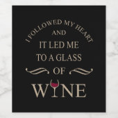 おもしろい引用文の有名なワインのドリンカースローガン ワインラベル (シングルラベル)