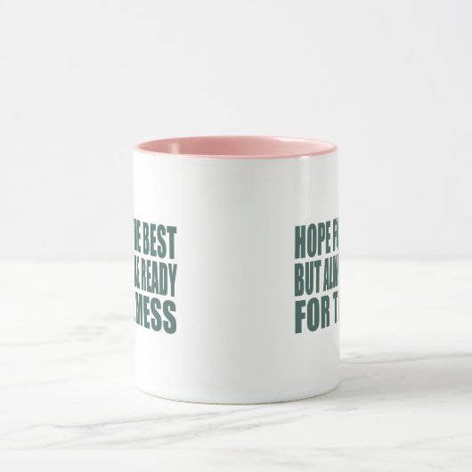 おもしろい引用文の有名な皮肉ことわざ マグカップ (中央)