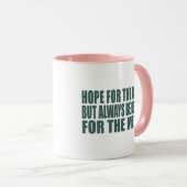 おもしろい引用文の有名な皮肉ことわざ マグカップ (正面右)