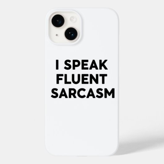 :おもしろい引用文の電話ケース – I 話 Fluent Incim Case-Mate iPhoneケース (裏面)