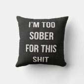 おもしろい引用文アート枕白黒 クッション (裏面)