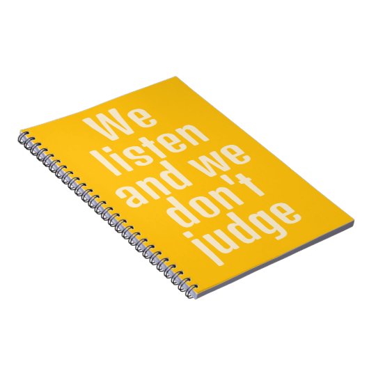 おもしろい引用文イエローノート ノートブック (右側)