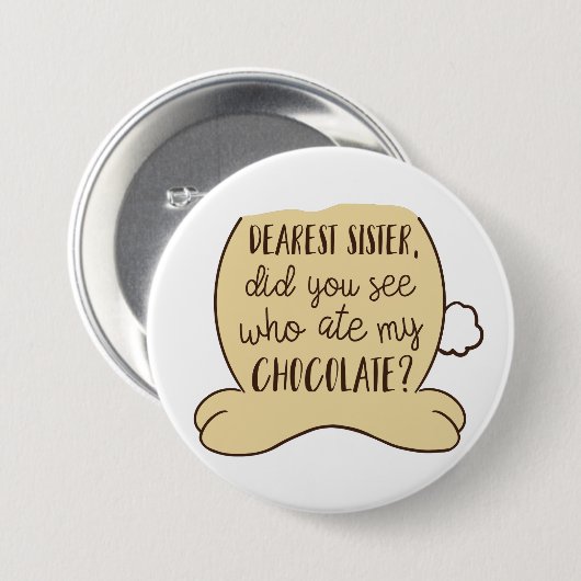 おもしろい引用文イースターユーモアバニーお尻コットンテールキュート 缶バッジ (正面&裏面)