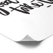 おもしろい引用文ウォールアート良いものを時間がかかる ポスター (角)