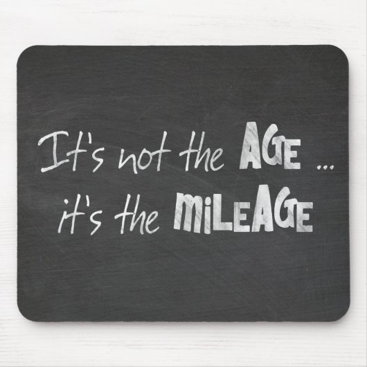 おもしろい引用文オンブラックシャルボード マウスパッド (正面)