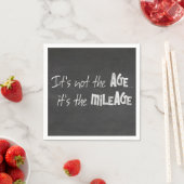 おもしろい引用文オン黒い黒板 スタンダードカクテルナプキン (インサイチュ)