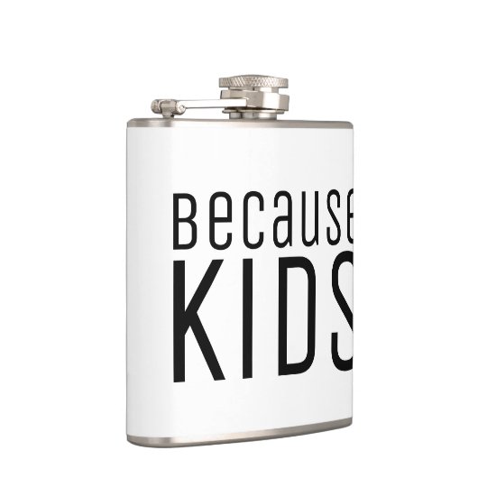 おもしろい引用文キッズママパパ子育て生意気なサッシー フラスク (右)