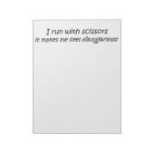 おもしろい引用文ギフトのノートパッユニーククのギフトアイディア ノートパッド (回転)