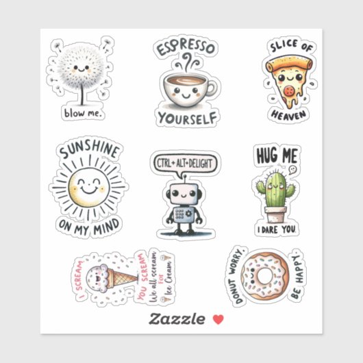 おもしろい引用文シール シール (シート)