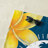 おもしろい引用文ビーチ熱狂する ビーチタオル (インサイチュ)