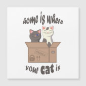 おもしろい引用文ホームは猫がいる場所 (正面)