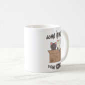 おもしろい引用文ホームは猫がいる場所 コーヒーマグカップ (正面右)