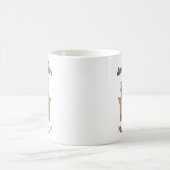 おもしろい引用文ホームは猫がいる場所 コーヒーマグカップ (中央)