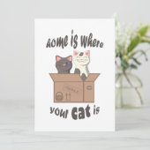 おもしろい引用文ホームは猫がいる場所 シーズンカード (スタンド正面)