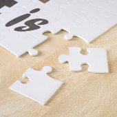 おもしろい引用文ホームは猫がいる場所 ジグソーパズル (側面)