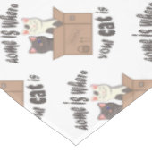 おもしろい引用文ホームは猫がいる場所 テーブルクロス (アングル)