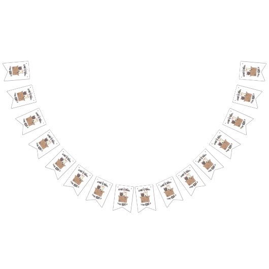 おもしろい引用文ホームは猫がいる場所 バンティングフラッグ (全)