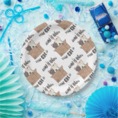 おもしろい引用文ホームは猫がいる場所 ペーパープレート (パーティー)