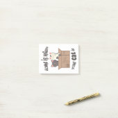 おもしろい引用文ホームは猫がいる場所 ポストイット (デスク上)