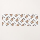 おもしろい引用文ホームは猫がいる場所 ヨガマット (正面(横))