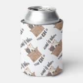 おもしろい引用文ホームは猫がいる場所 缶クーラー (缶正面)