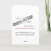 おもしろい引用文マイルストーン誕生日 カード (裏面)