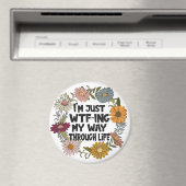 おもしろい引用文ライフことわざママパパ親 マグネット (インサイチュ (食洗機))