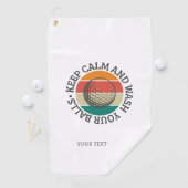 おもしろい引用文ロカラフルゴ – ゴルフタオル (インサイチュ)