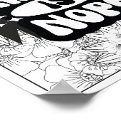 おもしろい引用文大人の着色 ポスター (角)