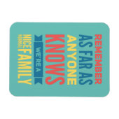 おもしろい引用文常用ファミリーマグネット マグネット (横)