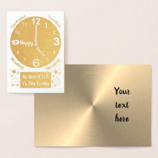 おもしろい引用文最高のWishes Retiation Cardのアイディア 箔カード