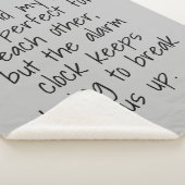 おもしろい引用文毛布 シェルパブランケット (3/4)