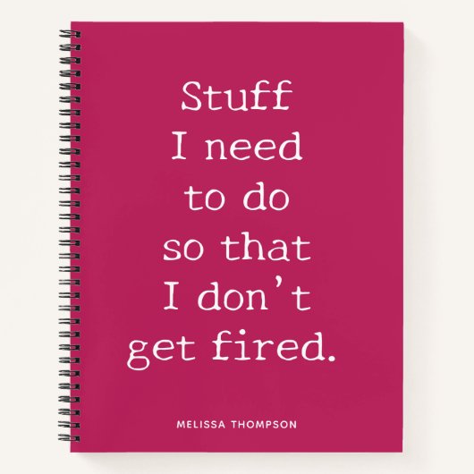 おもしろい引用文物 ノートブック (正面)