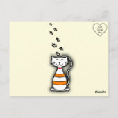 おもしろい引用文猫はがき ポストカード (裏面)