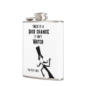 おもしろい引用文白黒ビニルフラスコ包まれたク フラスク (左)