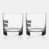 おもしろい引用文航海のウイスキーのスコッチグラス ウイスキーグラス (左)