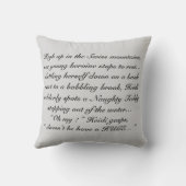 おもしろい引用文階いけなピンナップクッション枕 クッション (裏面)