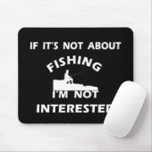 おもしろい引用文魚釣り マウスパッド (マウス)
