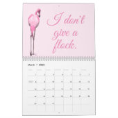 おもしろい引用文2023シックモダンパーソナルカレンダー カレンダー (3月 2026)