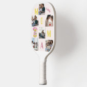 おもしろい引用文6パーソナライズされた枚ピクレボールママ ピックルボールラケット (左)