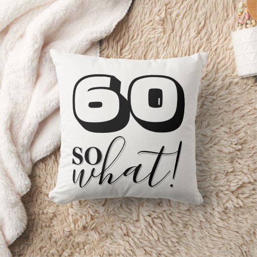 おもしろい引用文60だから何60誕生日 クッション (ブランケット)