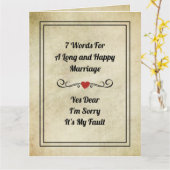 おもしろい引用文7長婚の言葉 カード (黄色い花)