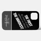 おもしろい引用文:あなたの子供の最初の40年 Case-Mate iPhoneケース (裏面 (横))