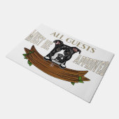 おもしろい引用文、おもしろい諺、犬の恋人ギフト ドアマット (アングル)