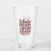 おもしろい引用文-もし皮肉だけ燃焼カロリー タンブラーグラス (正面)