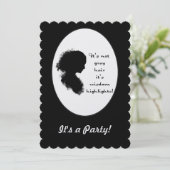 おもしろい引用文"オーバーザヒル"誕生日カスタム招待状 招待状 (スタンド正面)