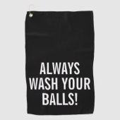 おもしろい引用文 ゴルフタオル (正面)