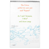 おもしろい引用文&ジョークユーモア2025カスタム年の壁 カレンダー (2月 2027)